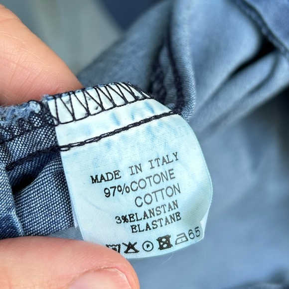 Nina Loca denim midi dress, approx size large - Picture 6 of 7